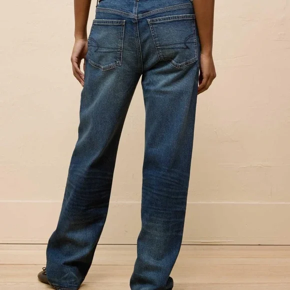 American Eagle Ex-Boyfriend Jeans Strigid Women’s Size 8 - Picture 2 of 7